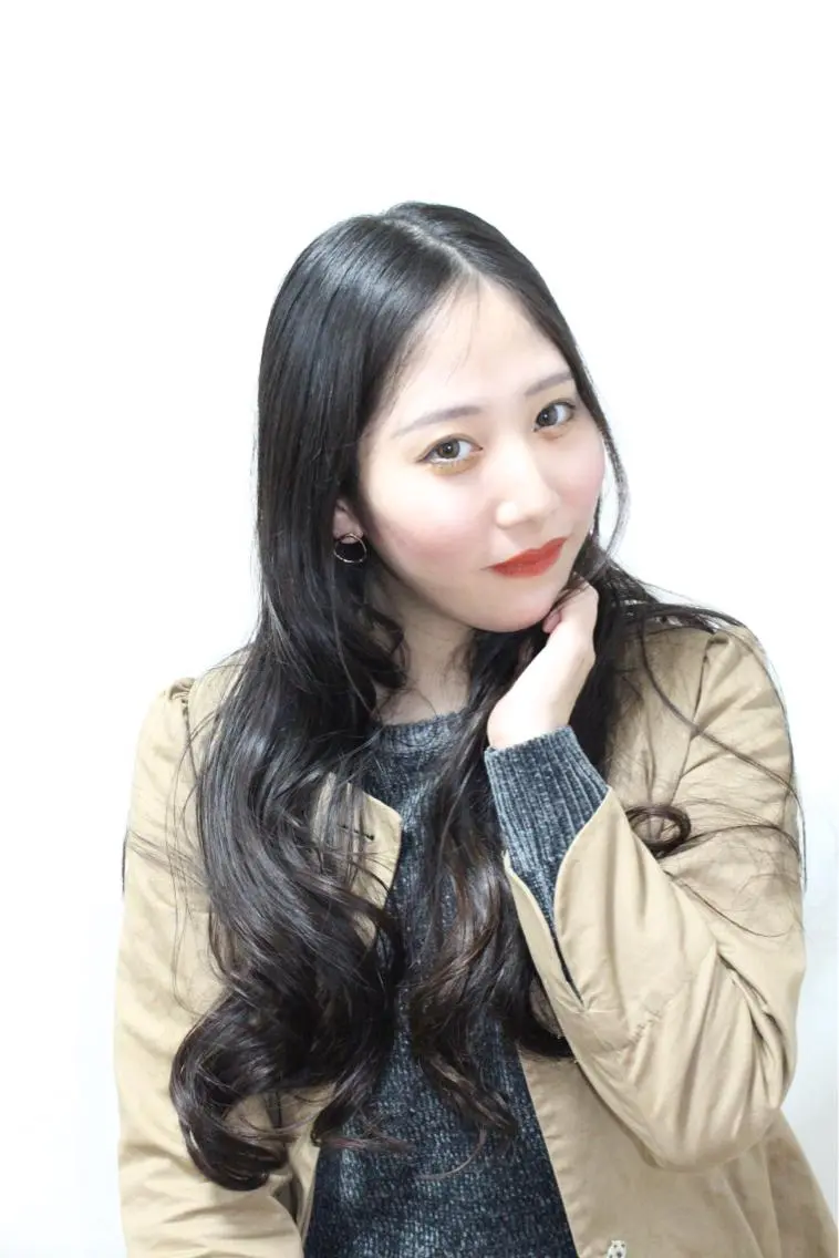 ロング レイヤーカット ロング 代表 しみず としやのヘアスタイル