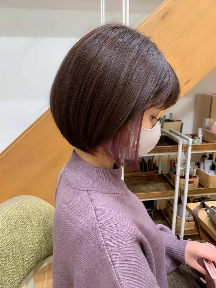 ショート ボブ 原田 大希のヘアスタイル