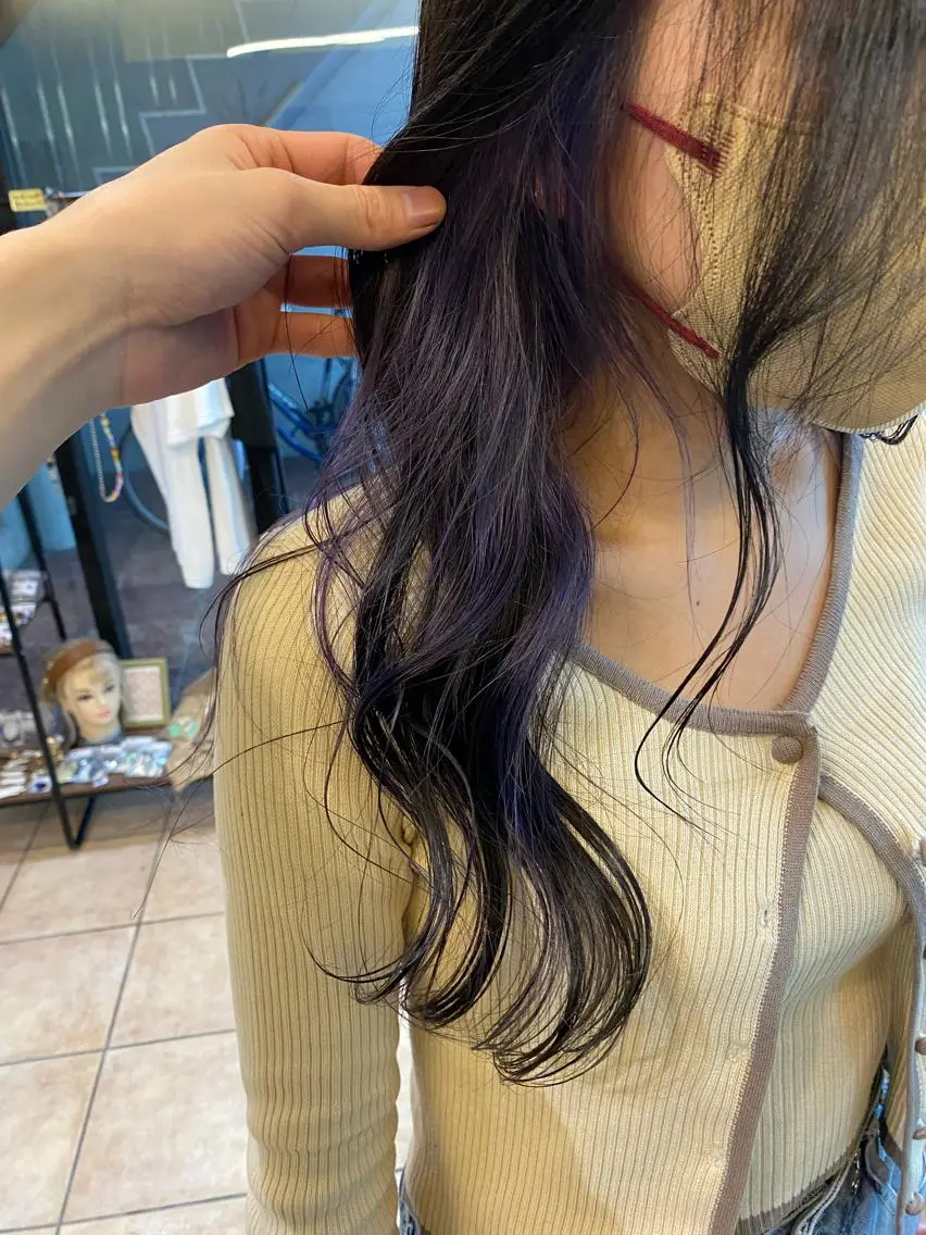 ロング カラー ヘアカラー 西田辺/ タカスナオヤのヘアスタイル