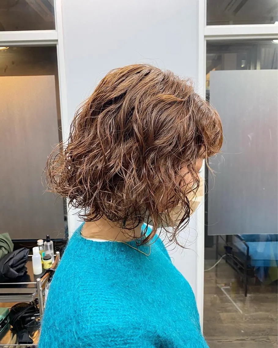 ショート パーマ 低ダメージパーマ ケアパーマ/武田明大のヘアスタイル