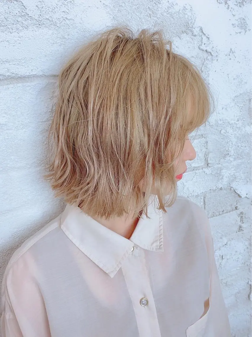 ショート カラー ️韓国ヘア/レイヤー カット❤️Yūkaのヘアスタイル