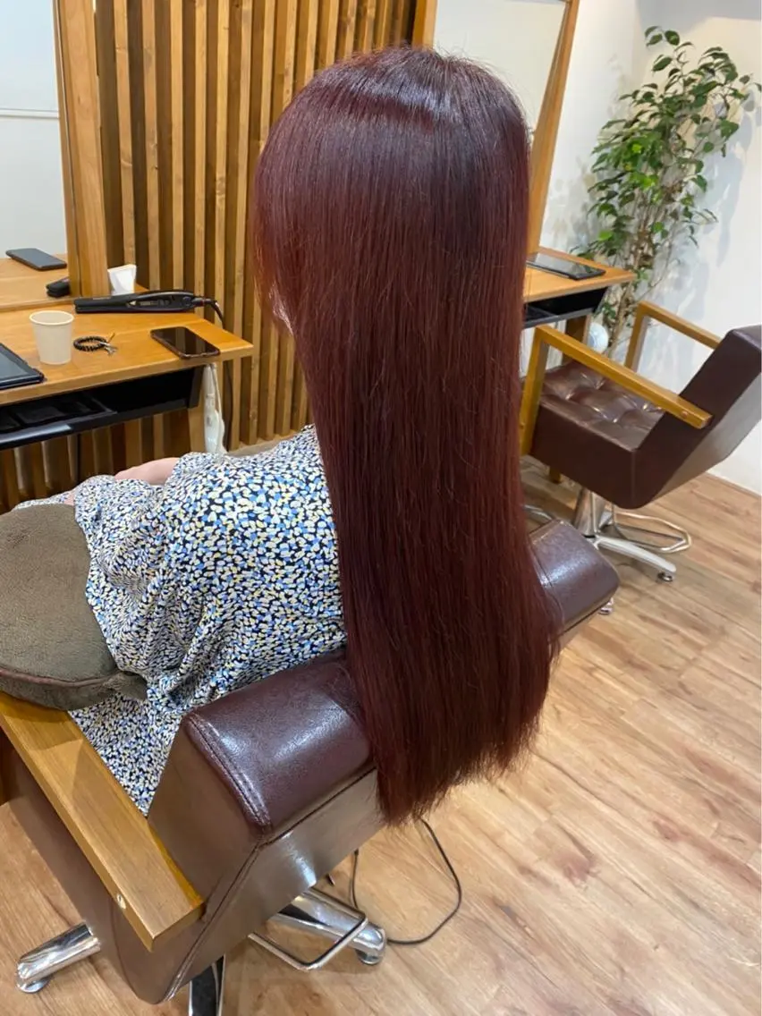 ロング 髪質改善&縮毛矯正 カット/soyaのヘアスタイル