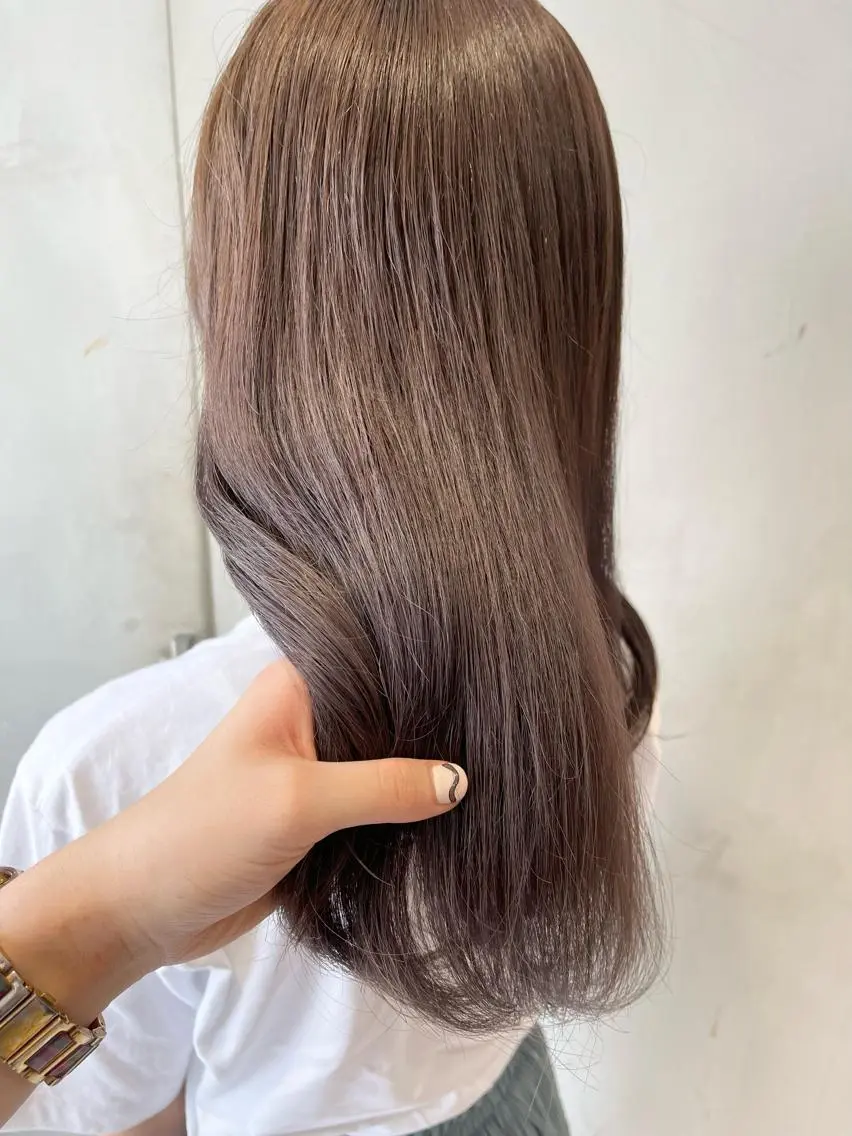 ロング カラー ベージュカラー カット ヘアカラー トリートメント ヘッドスパ 🎀艶モテカラー🎀 彩季のヘアスタイル