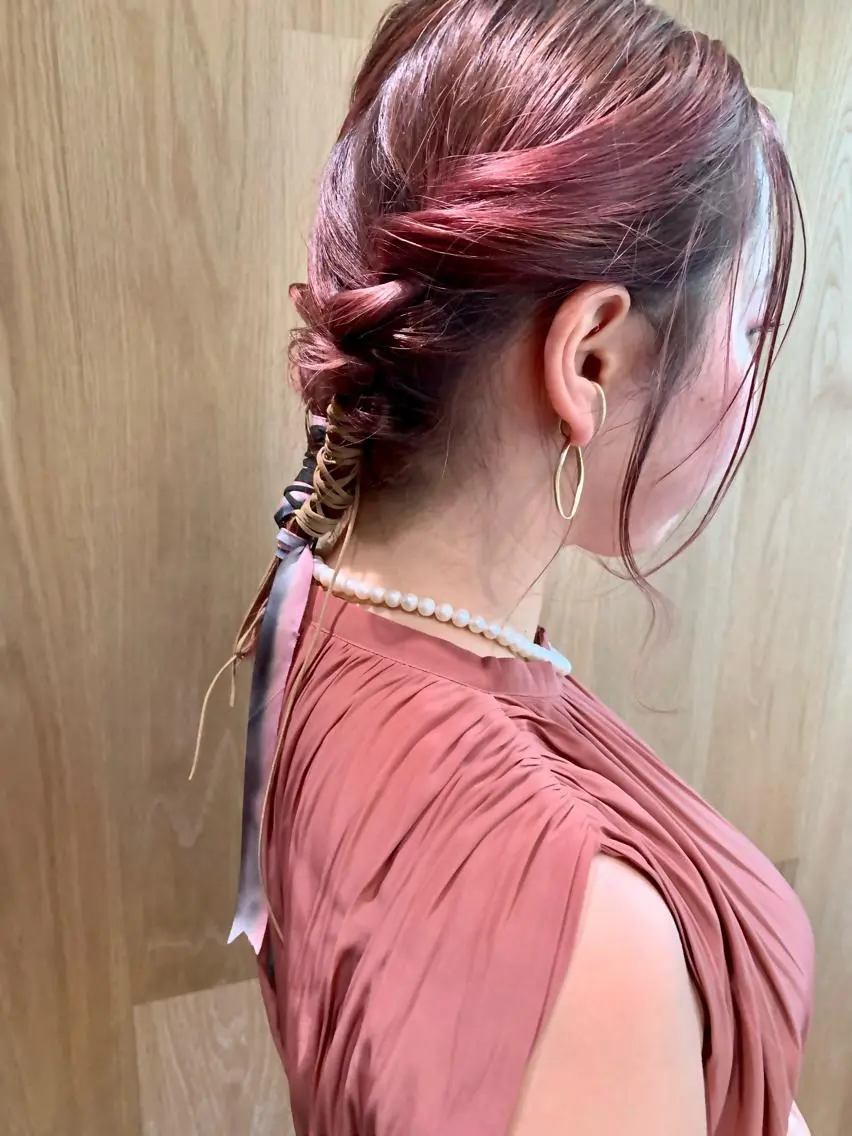 ヘアセット natsu fujinoのヘアスタイル