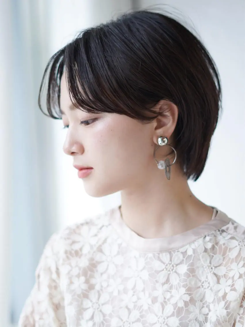 ショート カラー ハンサムショート ショートヘア ボブ/大人ヘア k-two濱田のヘアスタイル