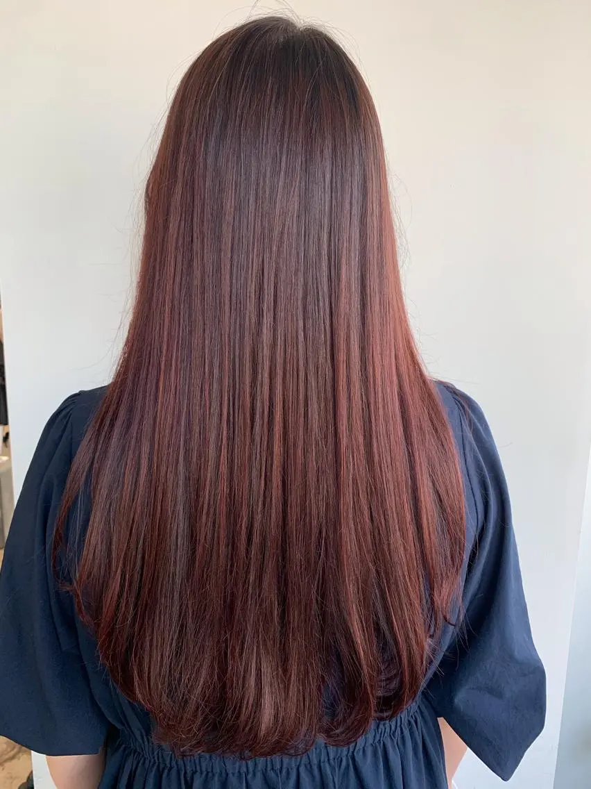 ロング カラー ベージュカラー🤎 鈴木サトミのヘアスタイル