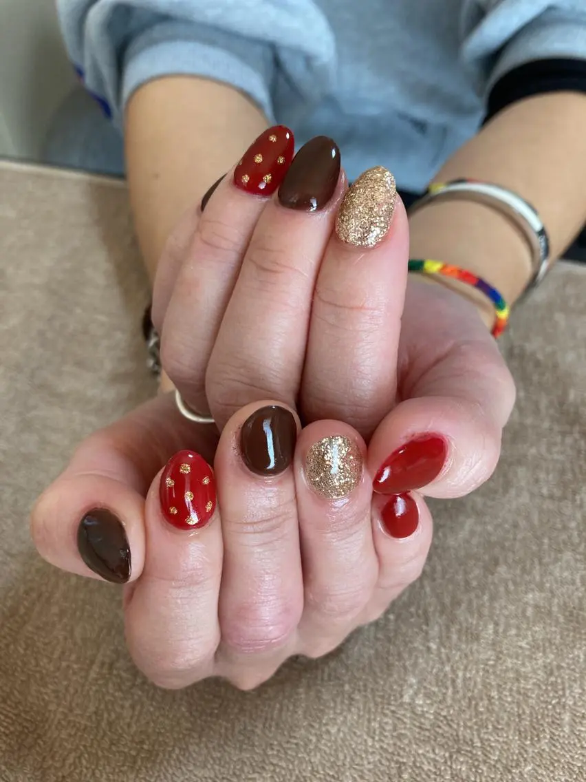 ネイル バレンタイン 東大阪/ ROBED nail salonのネイルデザイン