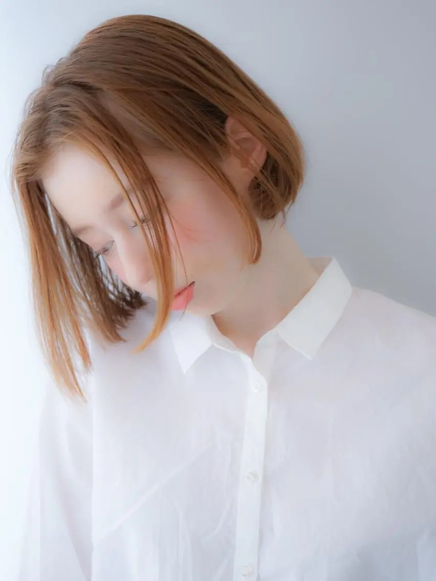 ミディアム カラー パーマ 山下 直人のヘアスタイル