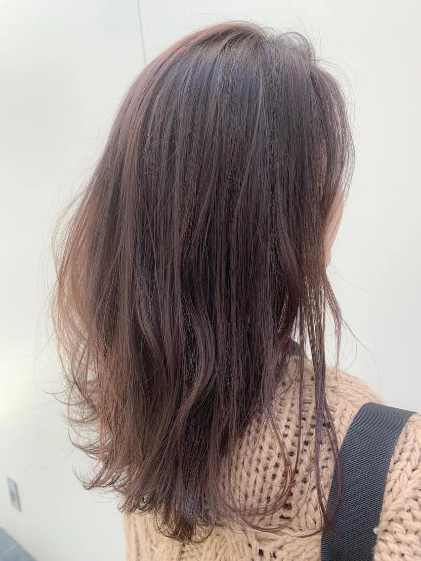 セミロング カラー ベージュカラー 髪質改善🌟 TAKERUのヘアスタイル
