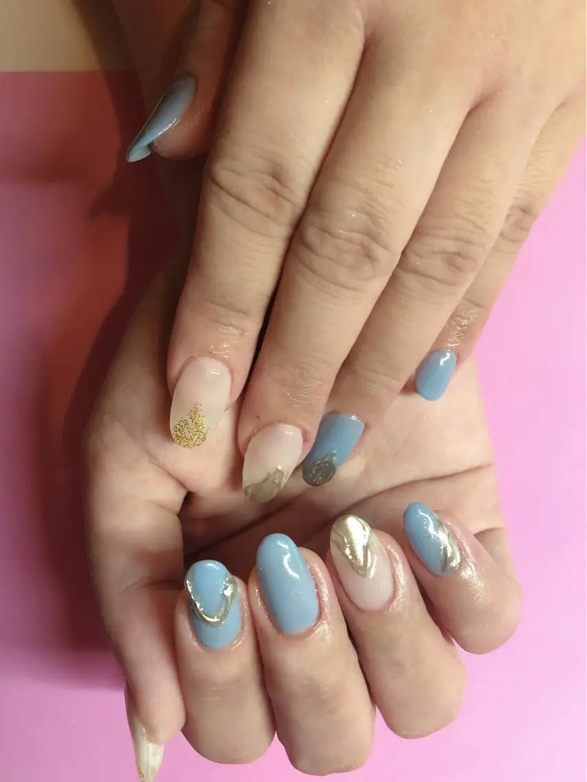 ネイル ハンドネイル OCEAN nail パラジェル　取扱い店のネイルデザイン