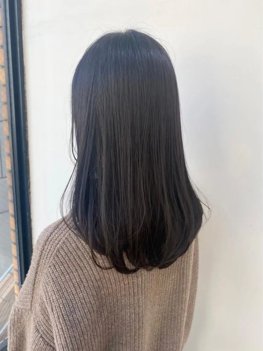 セミロング カラー カット ヘアカラー トリートメント ☘️当日OK☘️ 鍋島直大のヘアスタイル