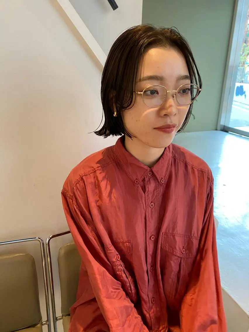 ショート カラー ボブ ヘアカラー トリートメント &72 takiのヘアスタイル