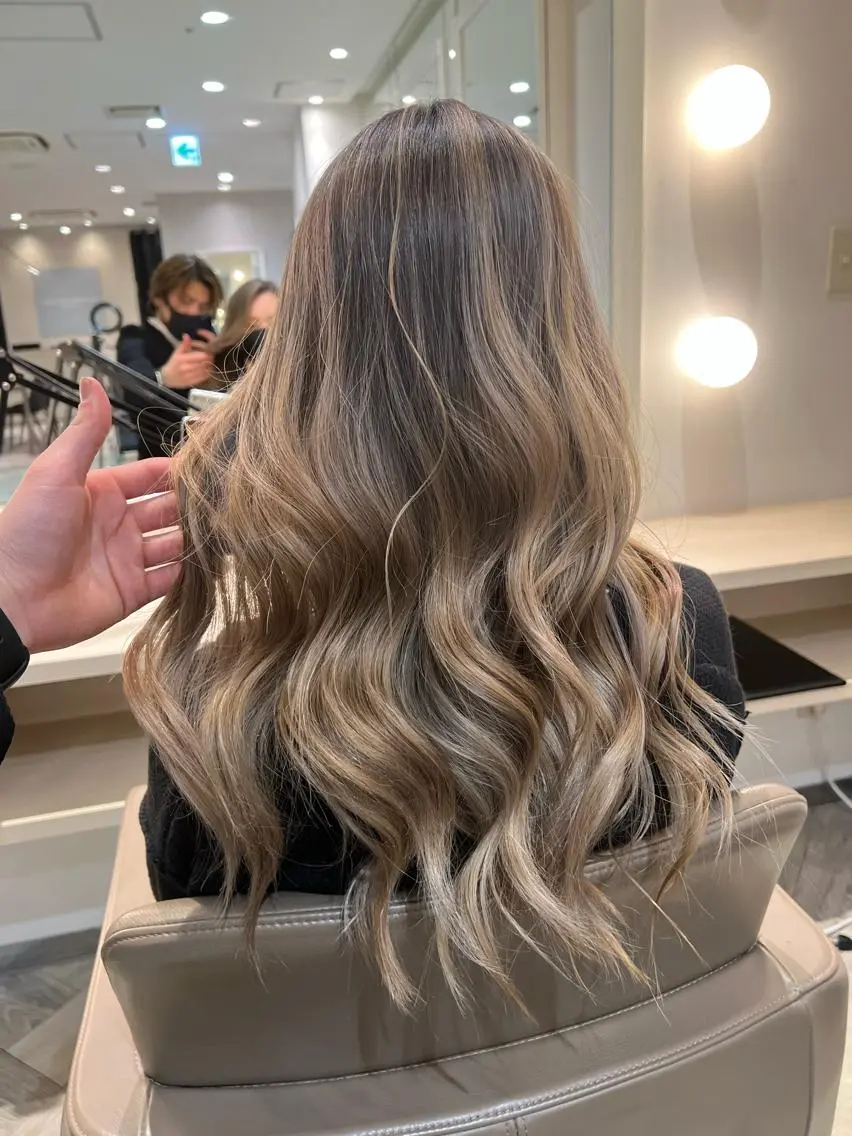 セミロング カラー 🇺🇸海外デザイン iCON TOKYOのヘアスタイル