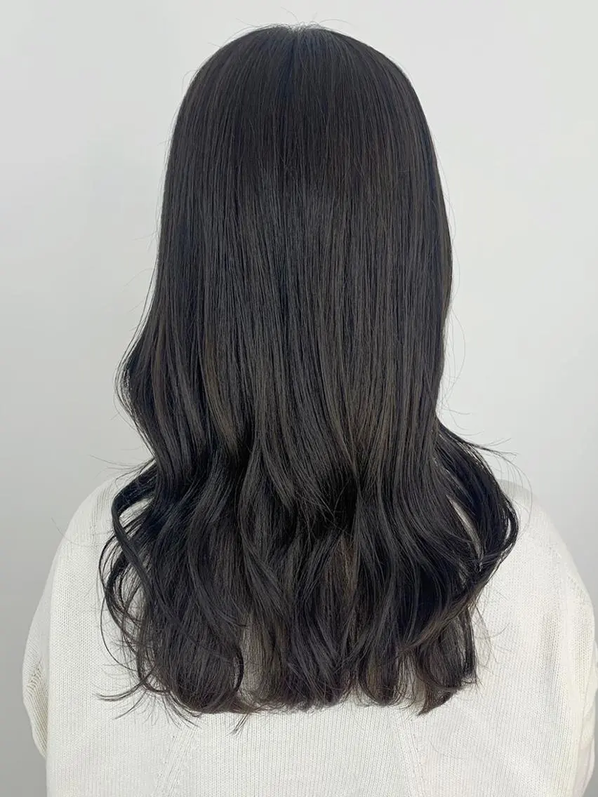 ミディアム カラー パーマ ヘアアレンジ グレージュ カット ヘアカラー トリートメント ITbyALBUM 八王子店のヘアスタイル