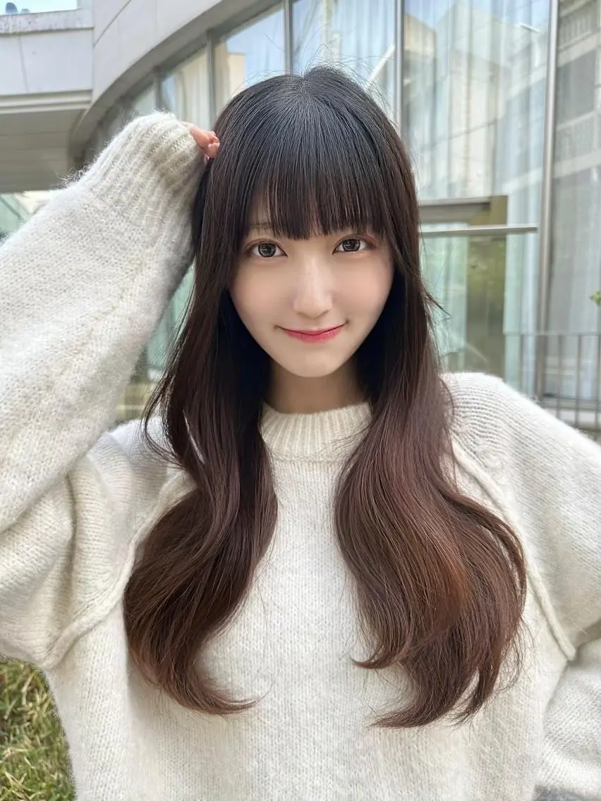 カラー カット ヘアカラー トリートメント ヘアセット 圧倒的美髪🫧✨ 透明感カラー♡上野のヘアスタイル
