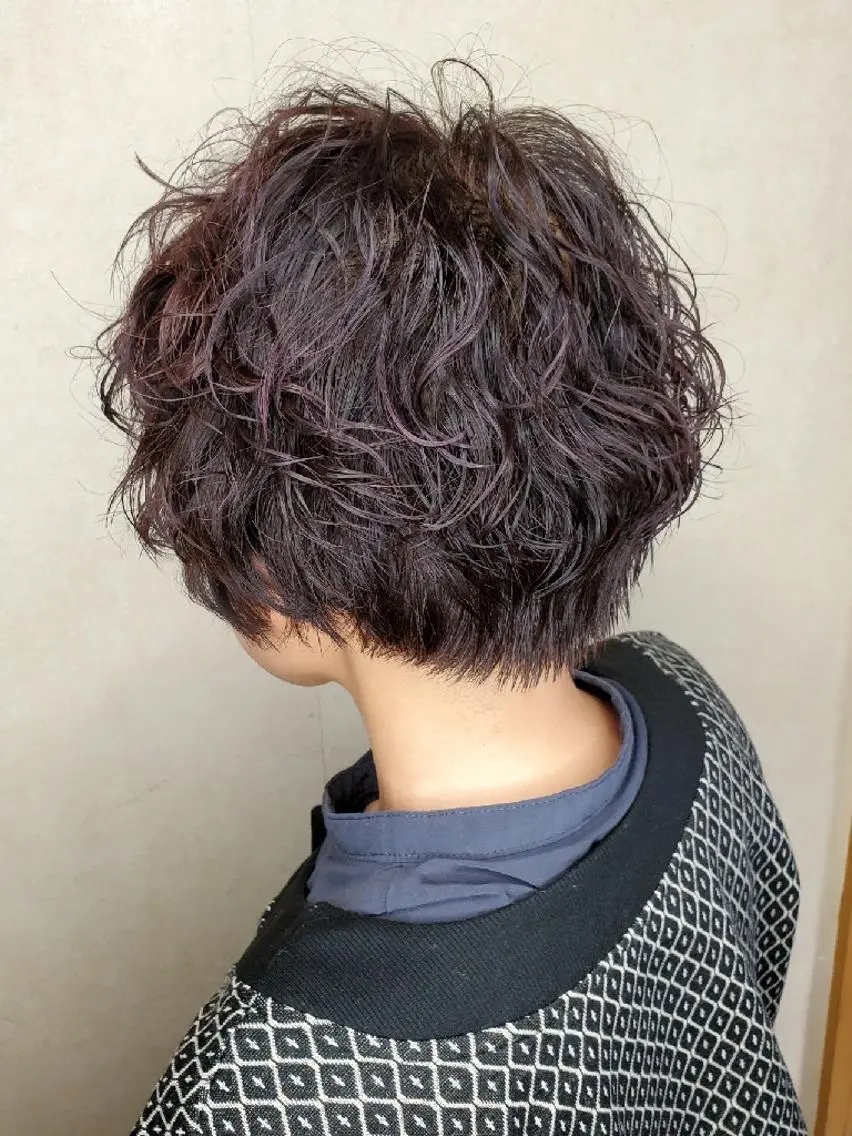 ショート カラー カット ヘアカラー トリートメント 髪質改善 常世田のヘアスタイル