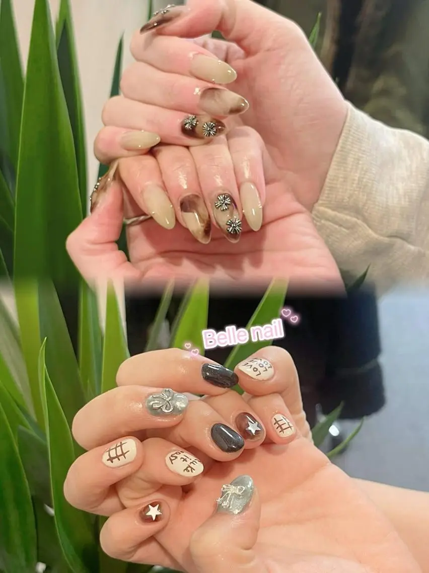 ネイル オーロラネイル 長さ出し フットネイル フレンチネイル ジェルネイル Emi🌸Belle Nail Salonのネイルデザイン