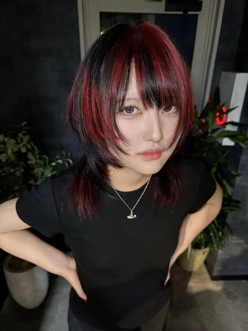 ミディアム カラー カット ヘアカラー ♡ハッシュカット/ レイヤー/yucoのヘアスタイル