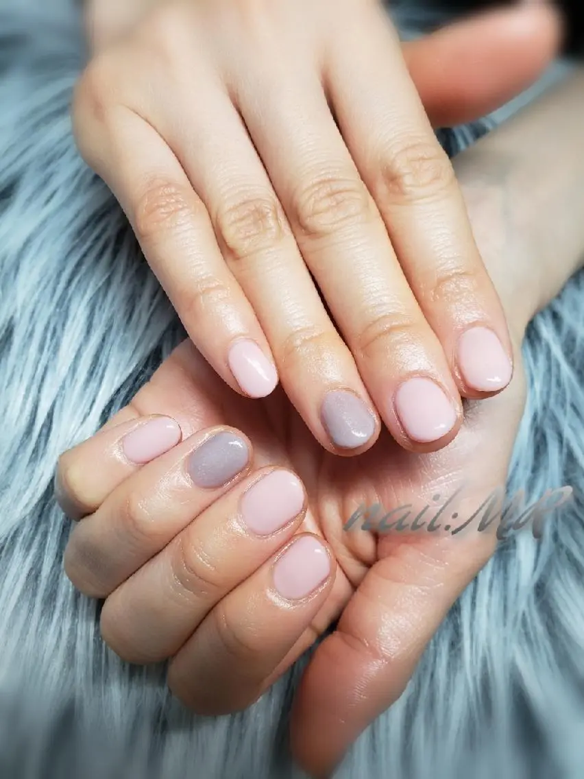 ネイル ワンカラーネイル ピンク ピンクベージュ Nail salon Coco【溝の口駅】のネイルデザイン