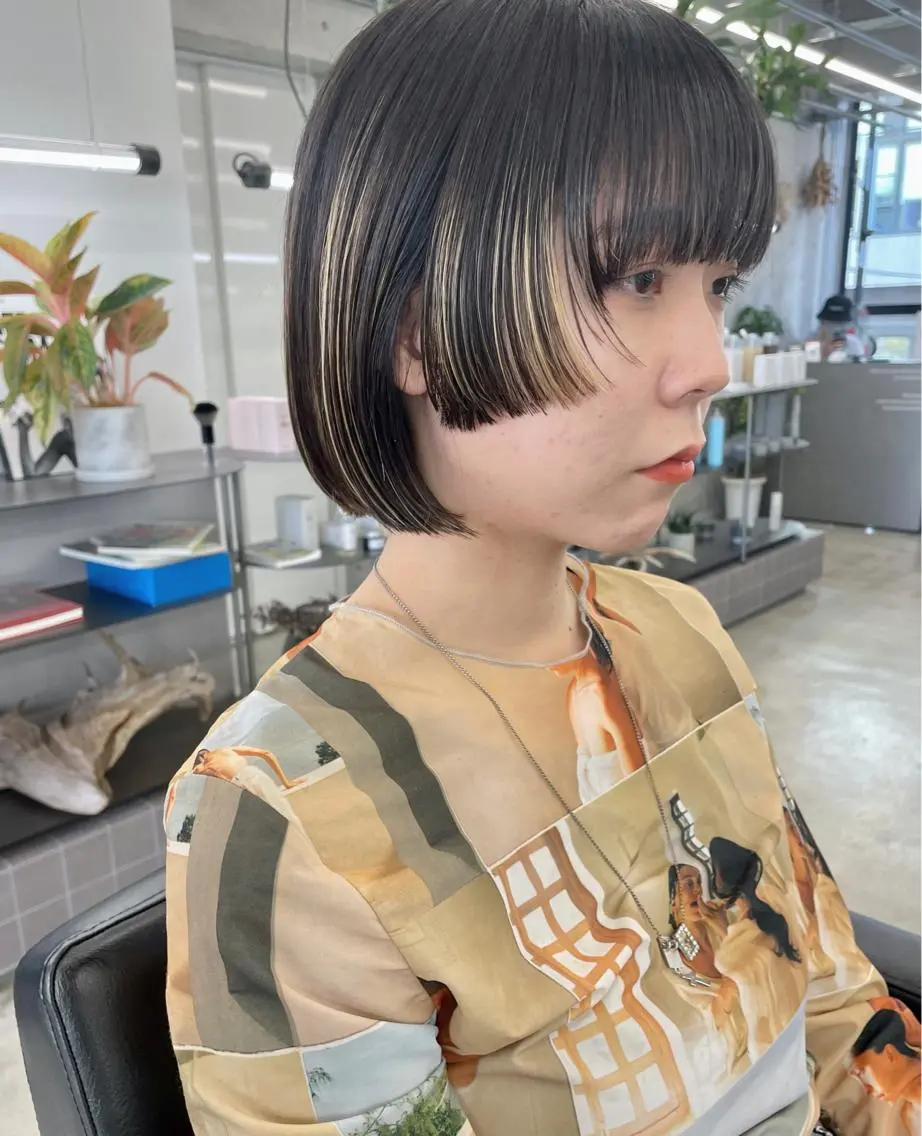 ショート 姫カット 艶髪/透明感カラー tawadaのヘアスタイル