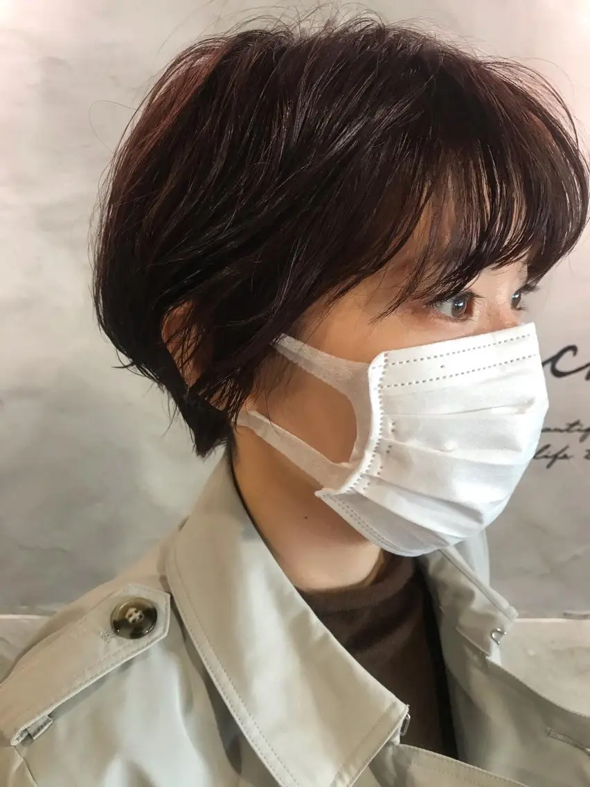 ショート ショートヘア カット パーマ トリートメント ayane⭐️ボブ・ ショート・パーマのヘアスタイル