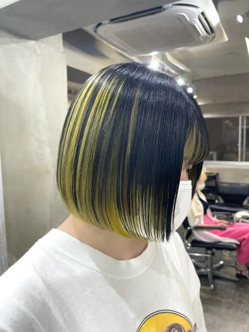 ショート カラー ハッシュカット/ハイ トーン/HIROKIのヘアスタイル