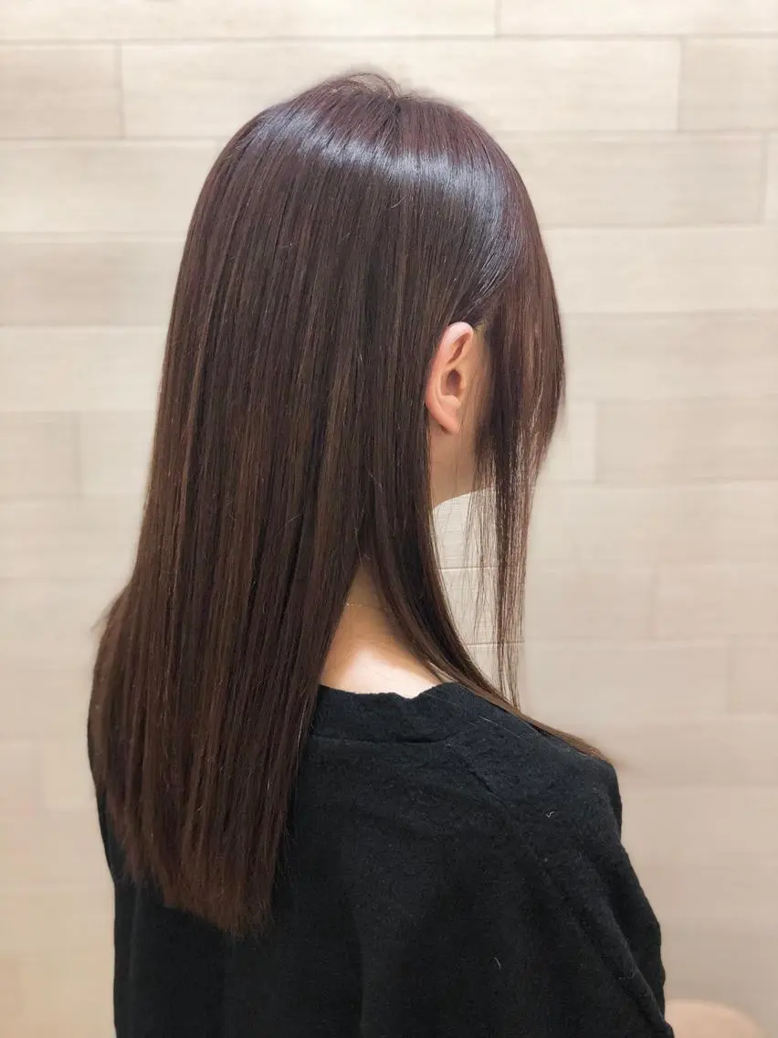 ロング カラー ヘアカラー トリートメント 髪質改善カラー🎗️ 滝沢純のヘアスタイル