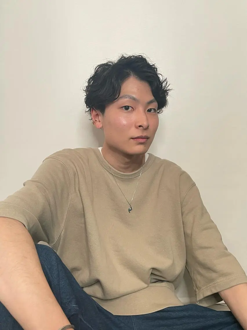 パーマ メンズ 🔹メンズ縮毛矯正 川島爽楽🔹のヘアスタイル