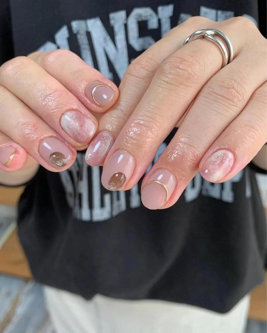 ネイル ハンドネイル 𝑡𝑖𝑎𝑚𓂃 きむらゆきののネイルデザイン