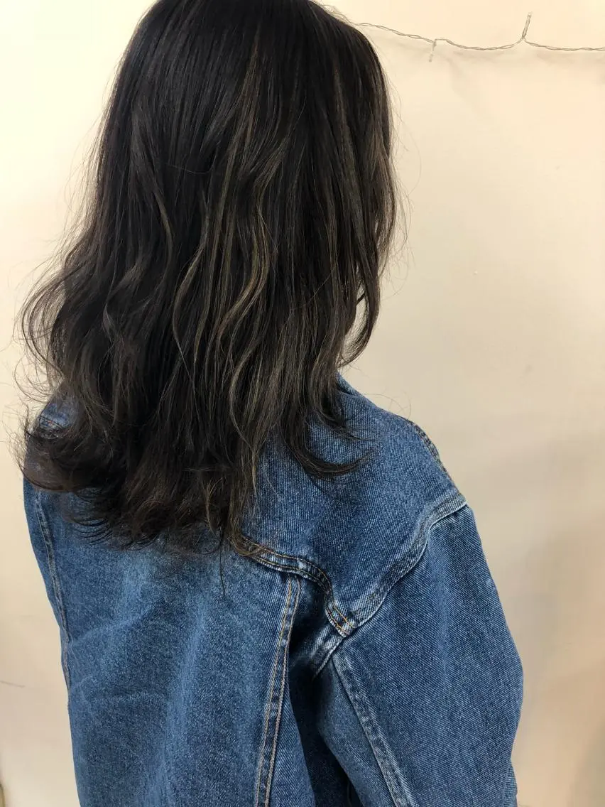 ロング カラー タナカ タクヤのヘアスタイル