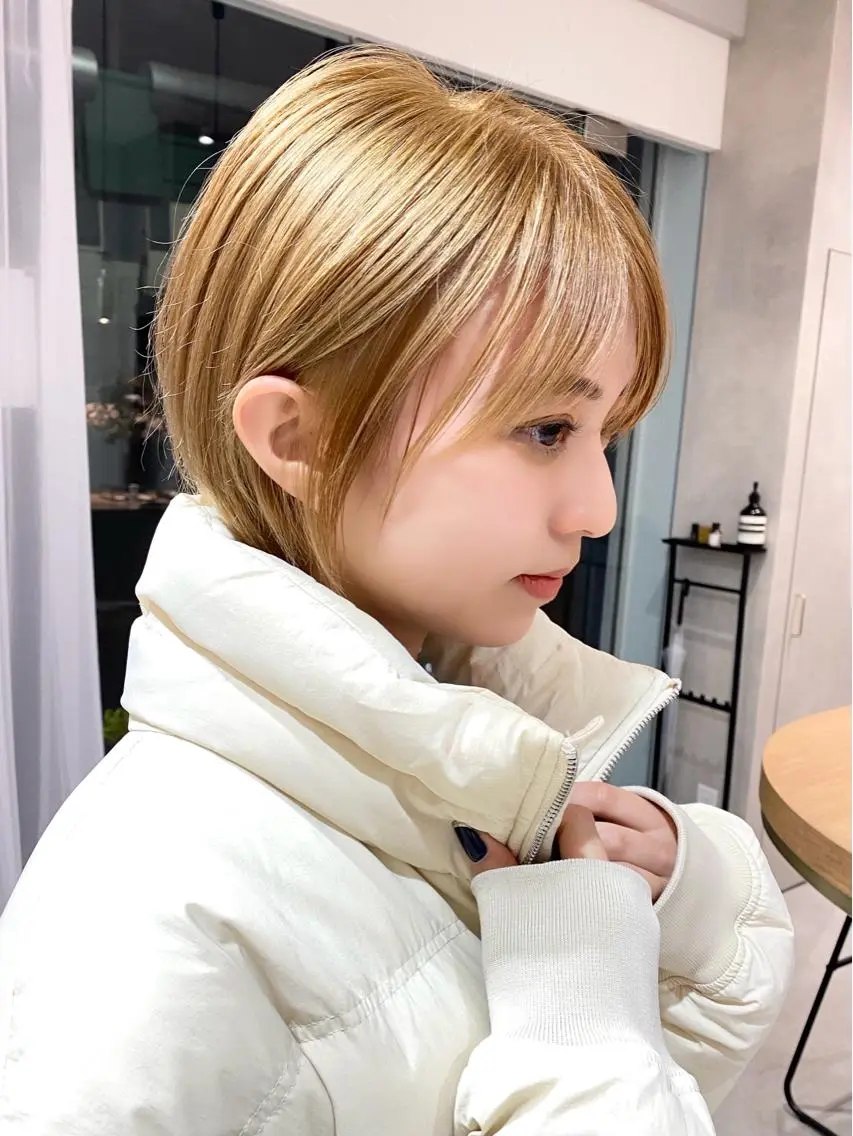 ショート カラー いしばし なおやのヘアスタイル