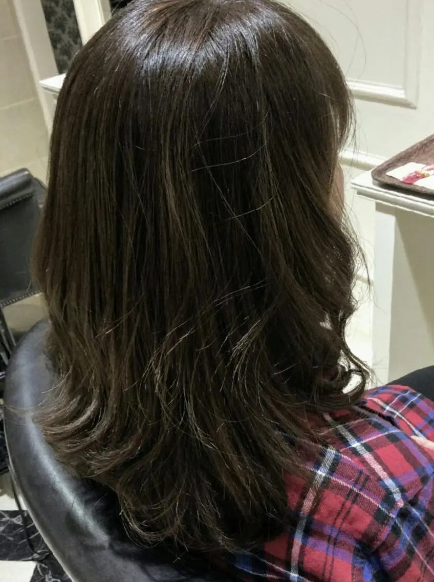 ミディアム カラー トリートメント 畠村 美智子のヘアスタイル