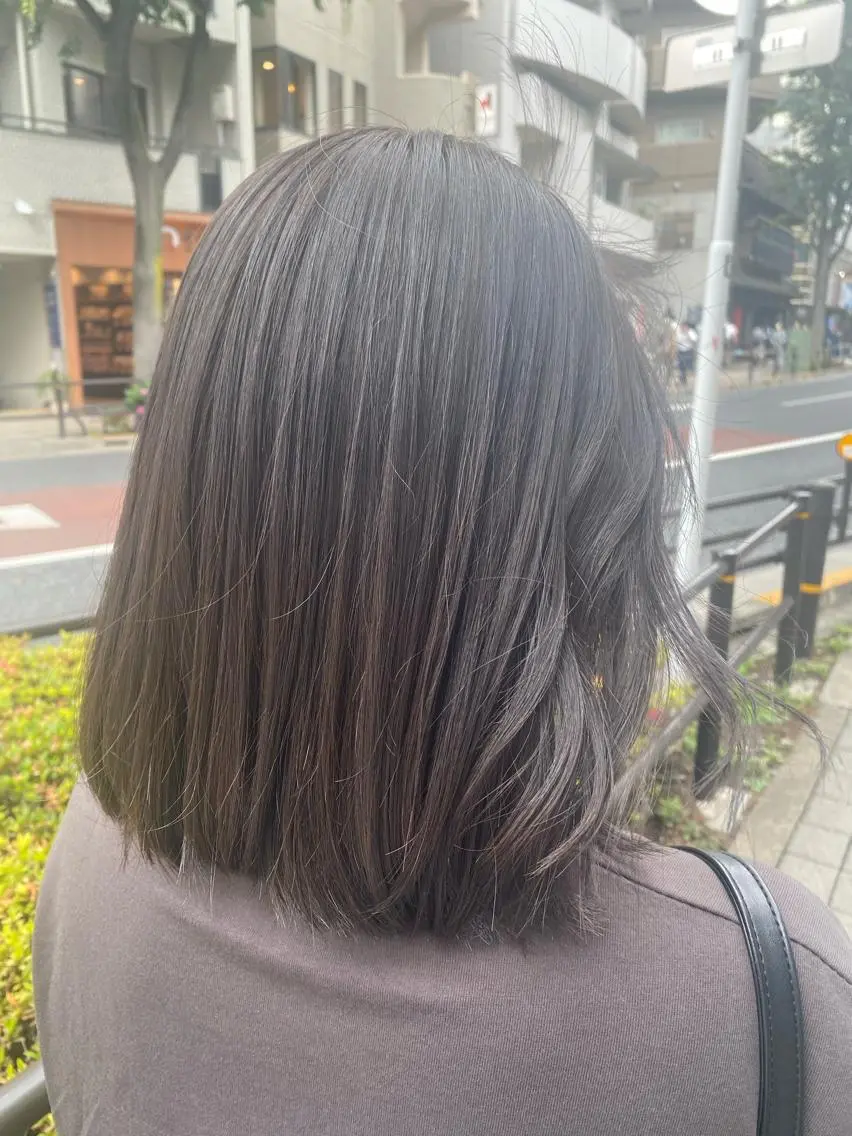ミディアム カラー ヘアアレンジ TSUNA 🌙 Lim 五反田のマツエク・マツパデザイン