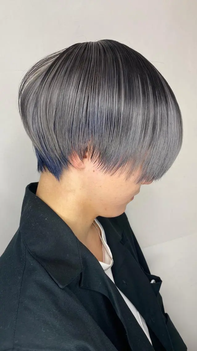 ショート ヘアカラー 艶髪職人 山本隼正のヘアスタイル