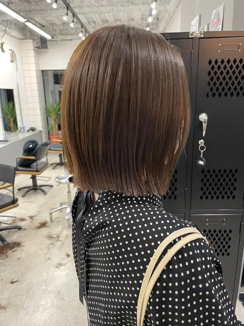 ミディアム ボブ メンズ専門サロン wokeのヘアスタイル