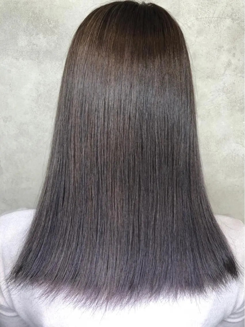セミロング ヘアカラー トリートメント 西村 雄二/エクステのヘアスタイル
