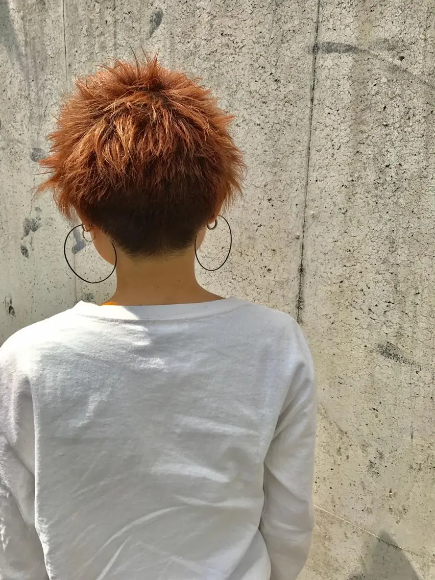 ショート カラー ショートヘア カット ヘアカラー トータルビューティー K:R鶴川のヘアスタイル