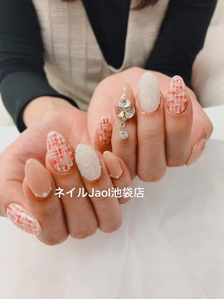 セミロング ネイルJaol 池袋のネイルデザイン