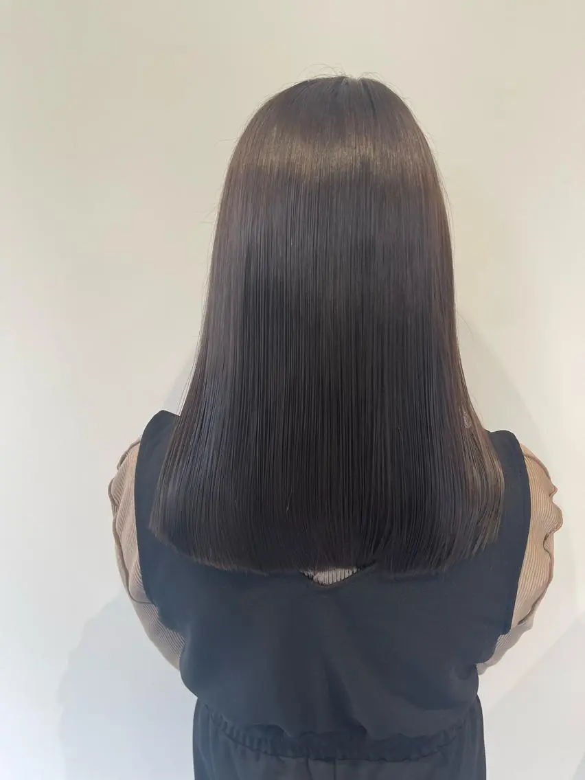 カラー ヘアカラー トリートメント 髪質改善&美髪カラー ボブ&ロングRINのヘアスタイル