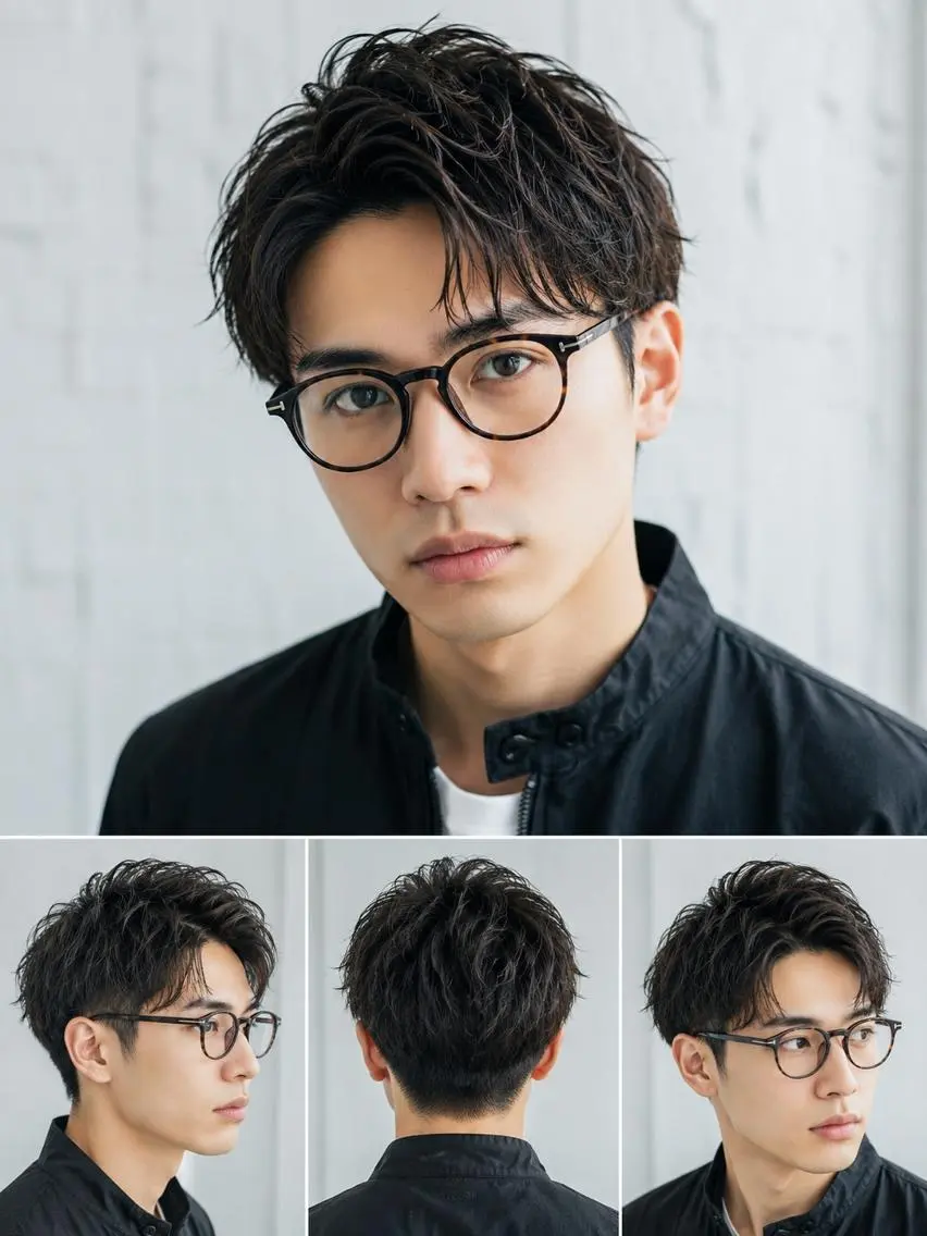 ショート ショートレイヤー レイヤーカット ショートヘア 大宮|メンズカット モデル✂️りんのヘアスタイル