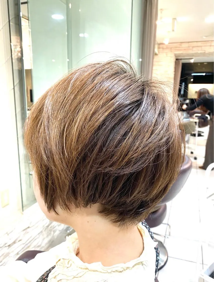 ショート ショートボブ ボブ ショートヘア 🌟NOON🌟 野崎謙吾のヘアスタイル