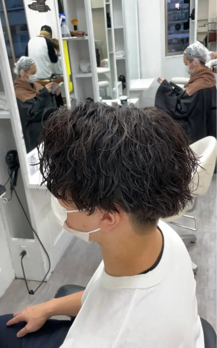 パーマ メンズ カット パーマ 町田No.1パーマ 特化✂︎小杉澪生のヘアスタイル