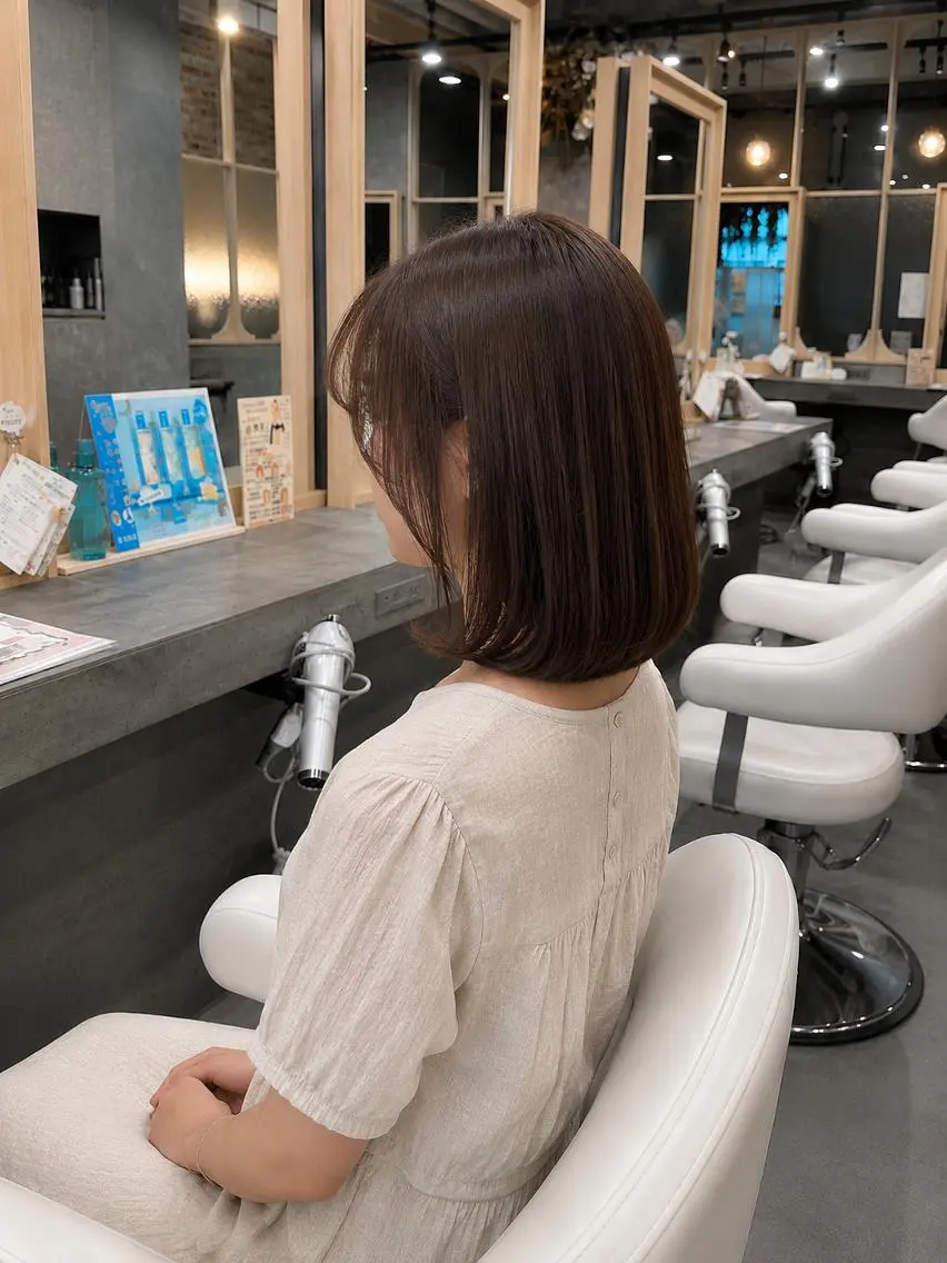 ミディアム 川畑 理花のヘアスタイル
