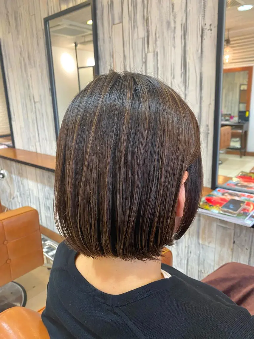 ショート カット ヘアカラー トリートメント ショート・レイヤー /特化・Wanseのヘアスタイル