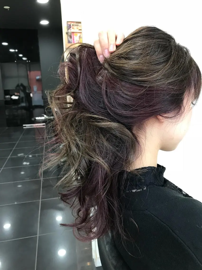 ロング カラー 関口 友行のヘアスタイル