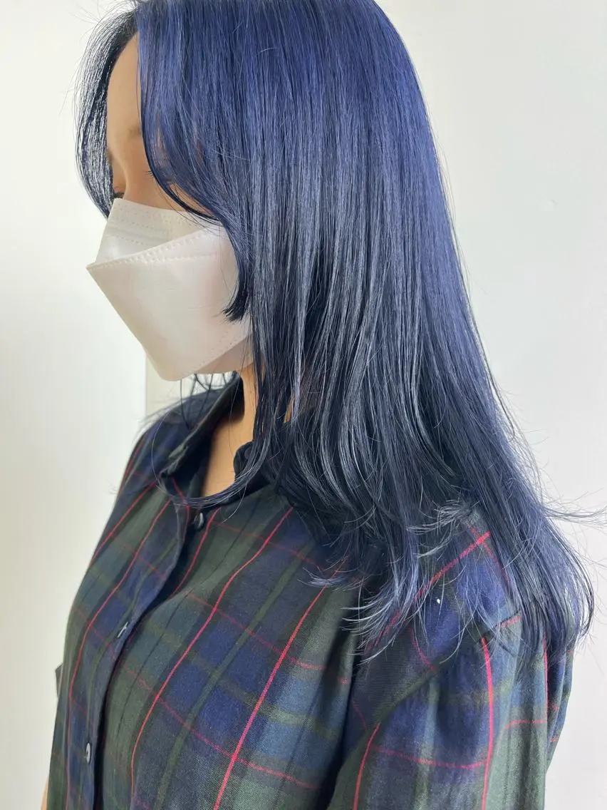ミディアム カラー タカノ ノゾミのヘアスタイル