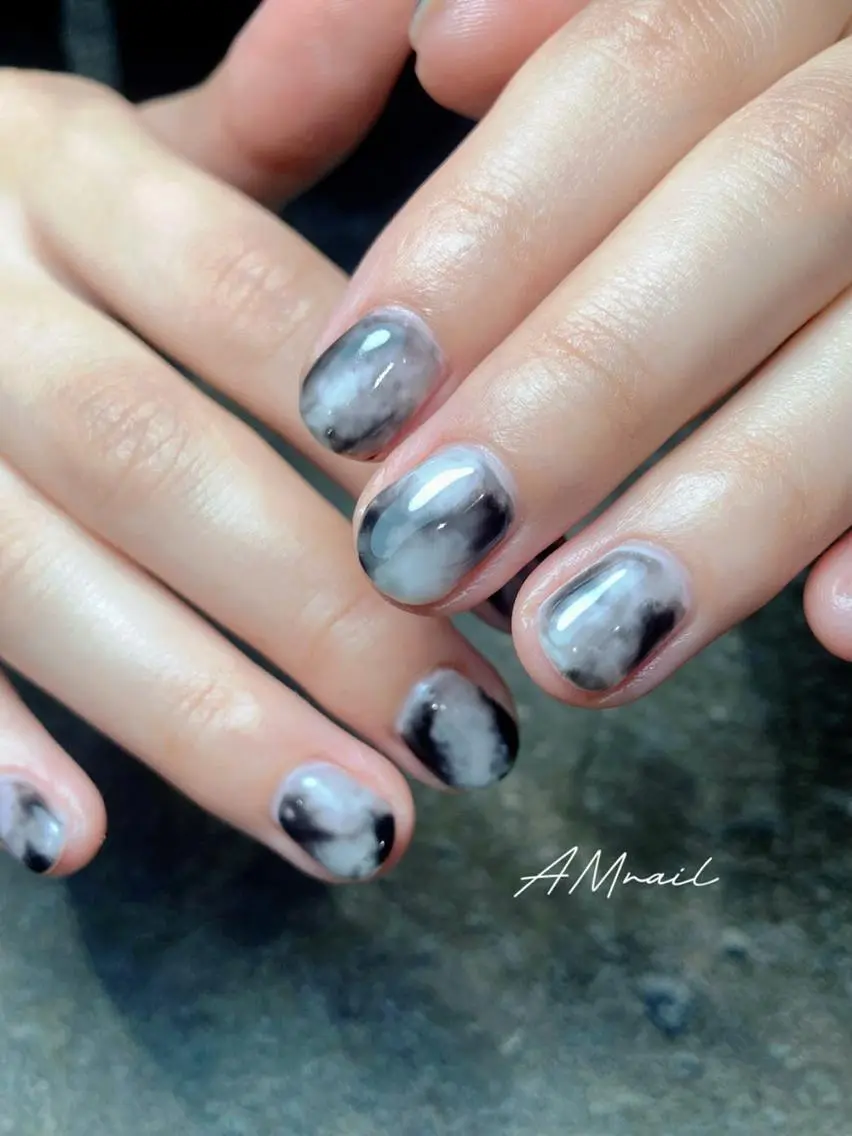 ネイル アートネイル 持ち込み ハンドネイル Am:nail 柏 SUE（スゥ）のネイルデザイン