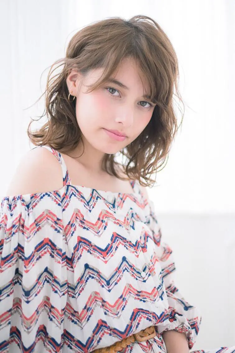 ミディアム パーマ カット パーマ トリートメント 笠谷 正之のヘアスタイル