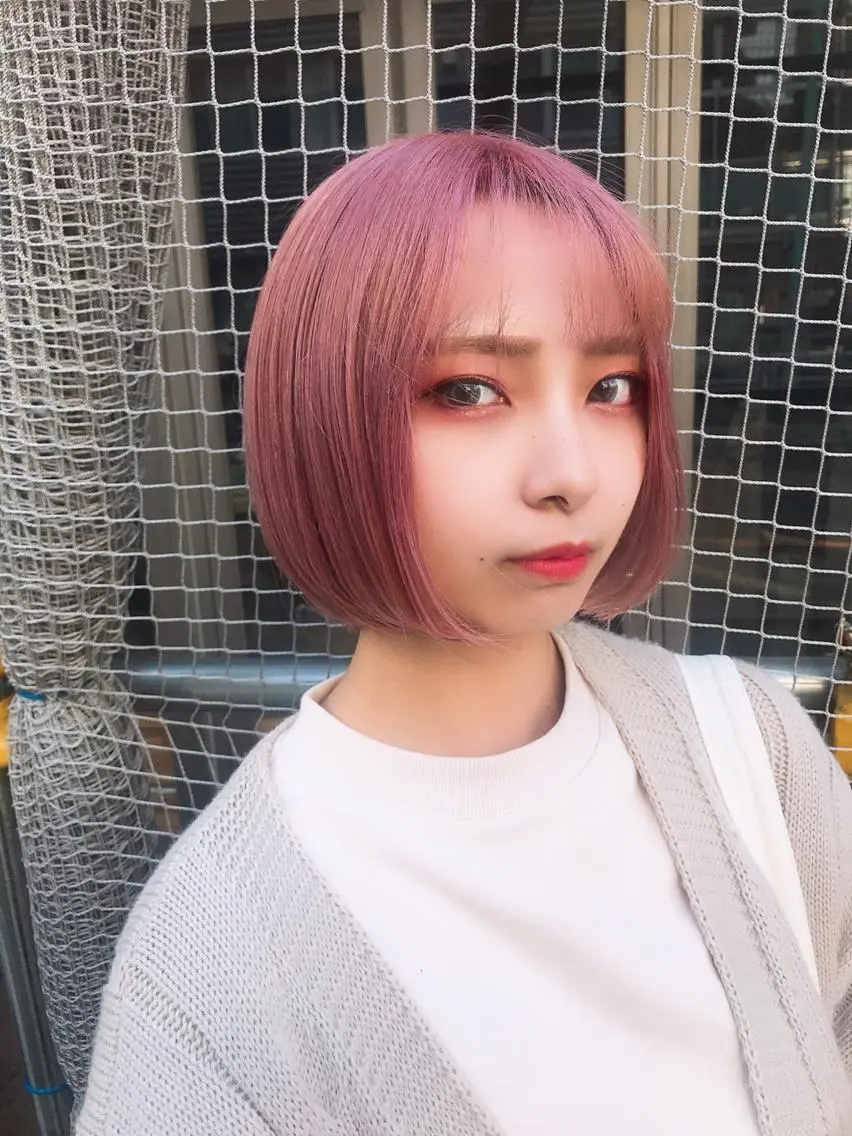 カラー ブリーチ/ウルフ特化 渋谷カルチャー交差点のヘアスタイル
