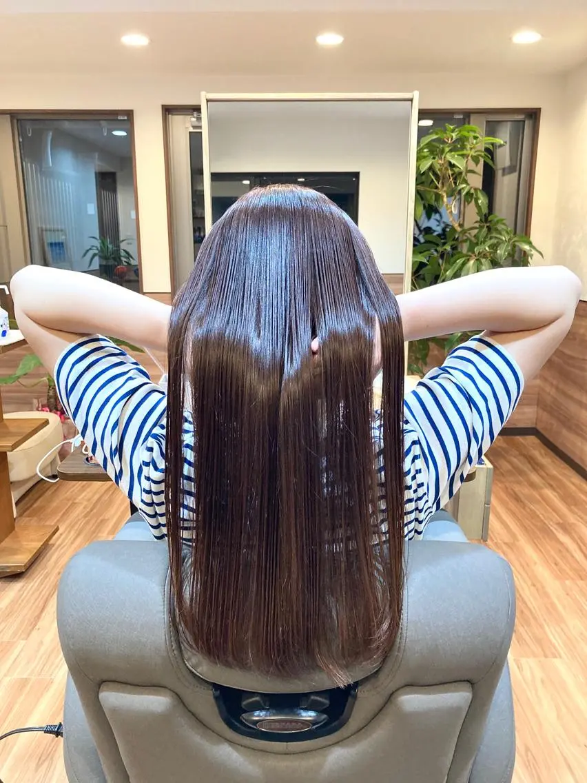ロング カラー アッシュ ピンクカラー ピンクアッシュ Annon プライベートサロンのヘアスタイル